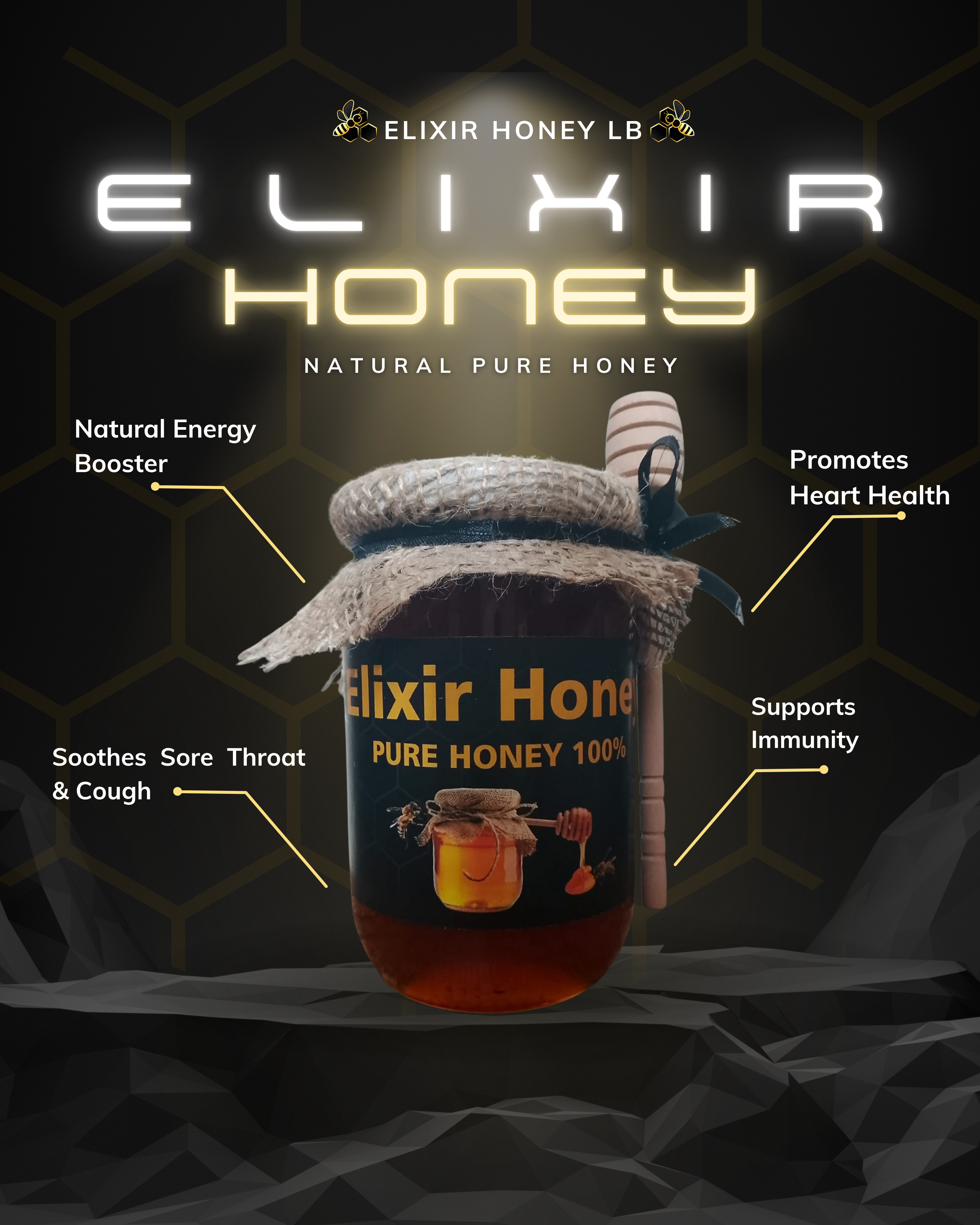 HONEY JARS (830G)